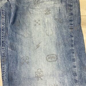 Ecko Unltd Jeans Mens 42x31 (40x31) Slim Straight Hip Hop Rap Streetwear Y2K AOP